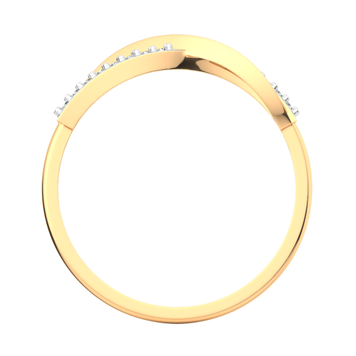 Кольцо из розового золота с фианитом 210960.9K.R фото 3