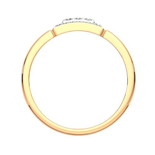 Кольцо из розового золота с бриллиантом 2D00436.14K.R.ZZ фото 4