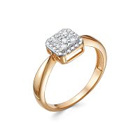 Кольцо из розового золота с бриллиантом 11836-151-46-00
