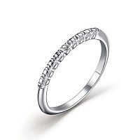 Кольцо из серебра с бриллиантом 01-2896/000Б-00