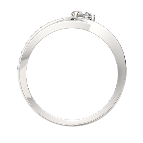 Кольцо из серебра с фианитом 0210434 фото 3