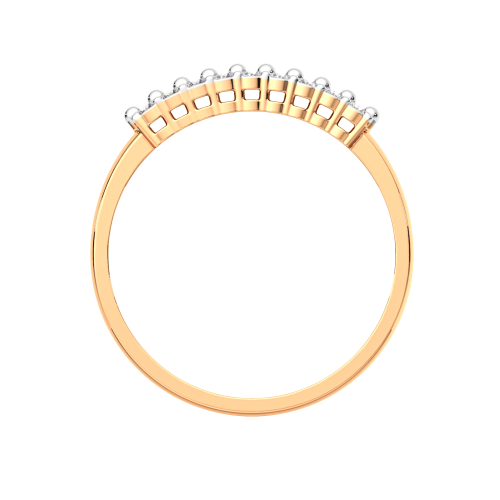 Кольцо из розового золота с бриллиантом 2D00465.14K.R фото 4