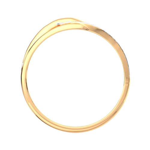 Кольцо из розового золота с фианитом 210651.14K.R фото 3