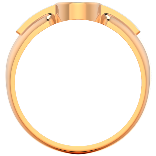 Кольцо из розового золота с изумрудом 2D2078.14K.R фото 4