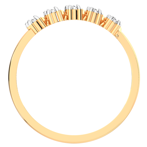 Кольцо из розового золота с фианитом 210963.14K.R фото 3