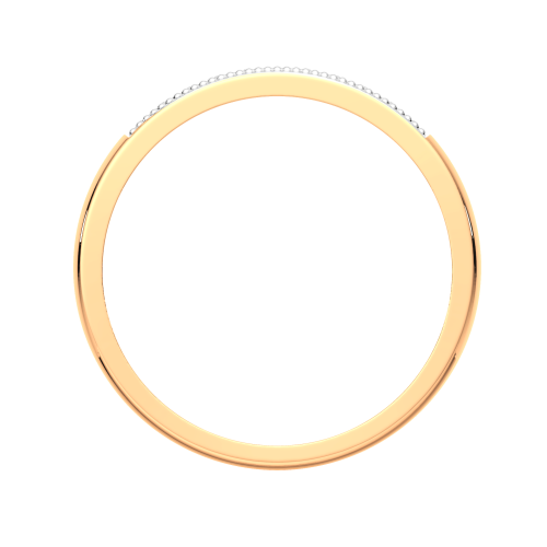 Кольцо из розового золота с бриллиантом 2D00178.14K.R фото 4