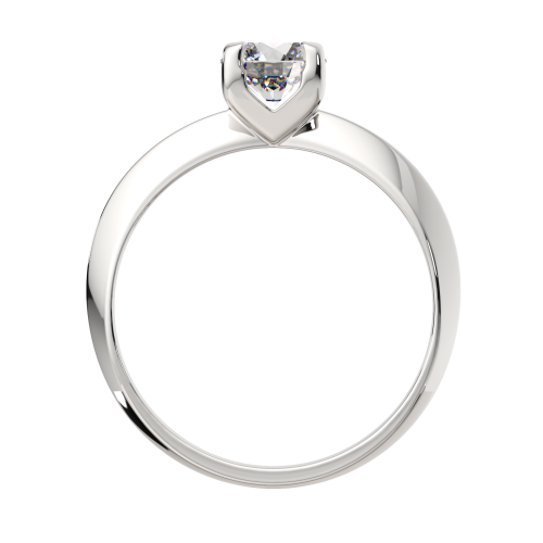 Кольцо помолвочное из белого золота с бриллиантом 2D00311.14K.W фото 4