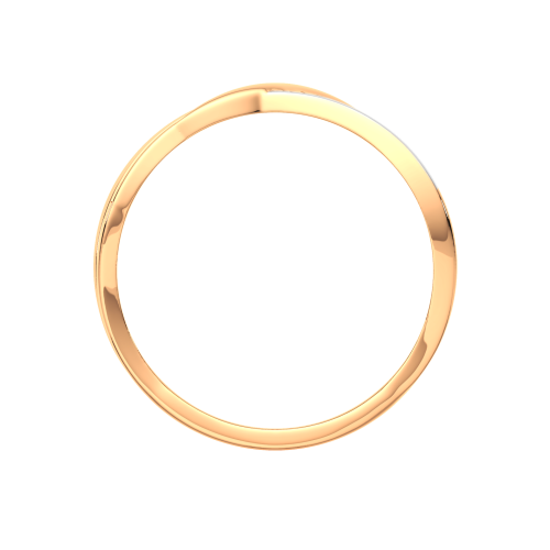 Кольцо из розового золота с фианитом 210862.9K.R фото 4