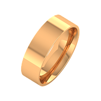 Кольцо обручальное из розового золота 196002