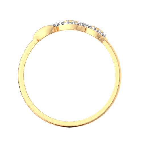 Кольцо из розового золота с фианитом 210738.14K.R фото 2