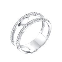 Кольцо из серебра с фианитом 90-61-0084-00