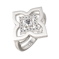 Кольцо из серебра с фианитом 0210973