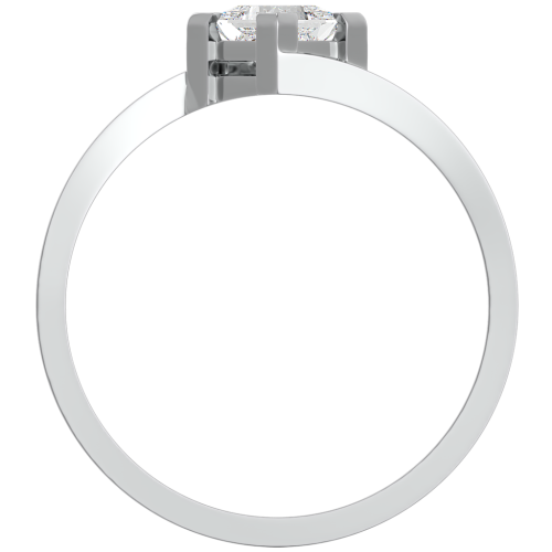 Кольцо из серебра с фианитом 0210232 фото 4