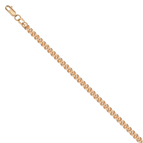 Цепь из розового золота  (плетение Нонна) 512200ГПГ.050.14K.R фото 2