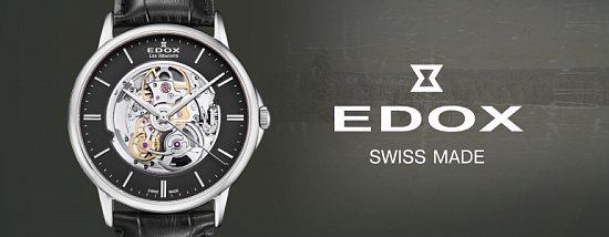 Часы EDOX: часовые шедевры, неподвластные времени