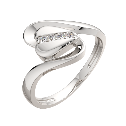 Кольцо из серебра с фианитом 0210787.ZZ фото 2
