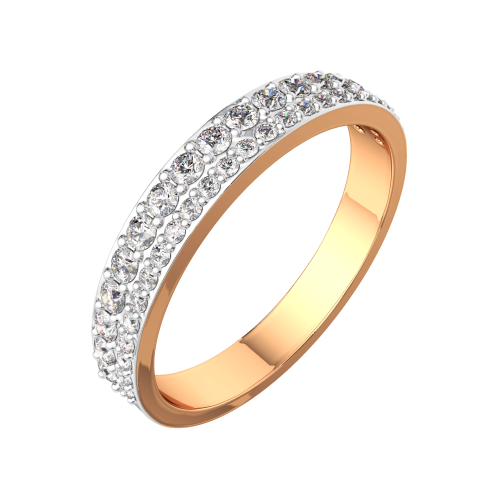 Кольцо из розового золота с бриллиантом 2D00332.14K.R.ZZ фото 2