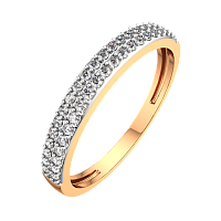Кольцо из розового золота с бриллиантом 2D00249.14K.R.ZZ