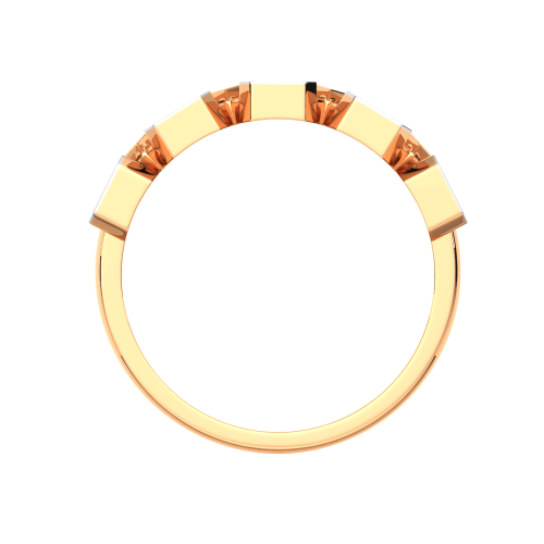 Кольцо из розового золота с фианитом 210905.9K.R фото 4