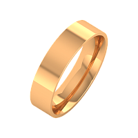 Кольцо обручальное из розового золота 195002