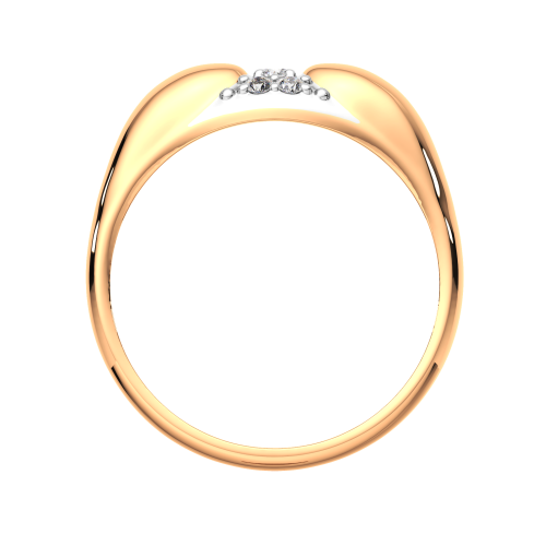 Кольцо из розового золота с фианитом 2101017.9K.R.ZZ фото 4
