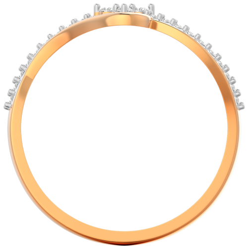 Кольцо из розового золота с фианитом 210847.14K.R фото 3