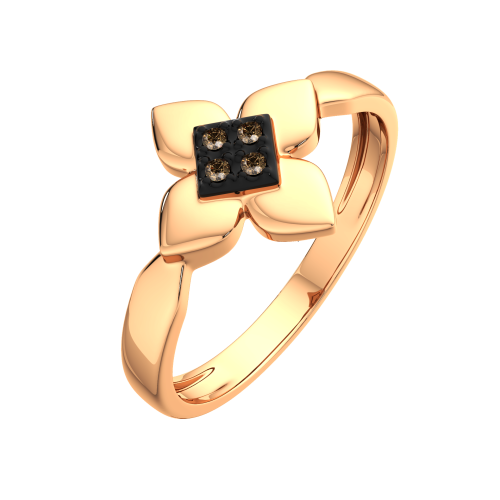 Кольцо из розового золота с бриллиантом 2D00461.14K.R.ZZ