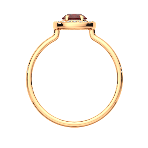 Кольцо из розового золота с гранатом 2S50126.14K.R фото 4