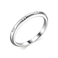 Кольцо из серебра с бриллиантом 01-2135/000Б-00