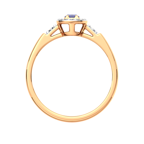 Кольцо из розового золота с сапфиром 2D10139.14K.R фото 4