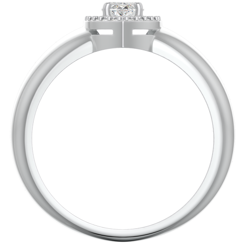 Кольцо из серебра с фианитом 0210322 фото 3