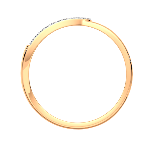Кольцо из розового золота с фианитом 2101021.9K.R фото 4