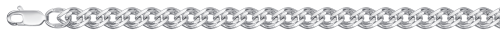 Браслет из серебра (плетение Нонна) НБ 22-200-3/0,8