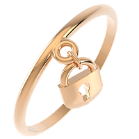 Кольцо из розового золота 200146.9K.R