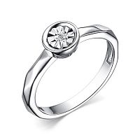 Кольцо из серебра с бриллиантом 01-3729/000Б-00