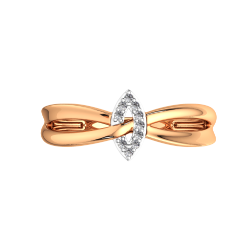 Кольцо из розового золота с фианитом 210941.9K.R.ZZ фото 3