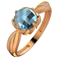 Кольцо из розового золота с топазом 2S41146.14K.R