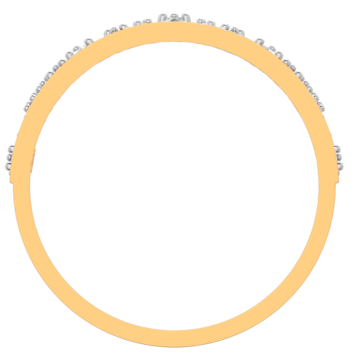 Кольцо из розового золота с фианитом 210513-9K фото 4