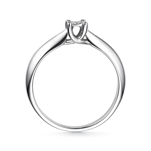 Кольцо из серебра с бриллиантом 01-3389/000Б-00 фото 2