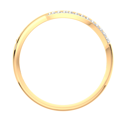 Кольцо из розового золота с фианитом 2101079.14K.R фото 3