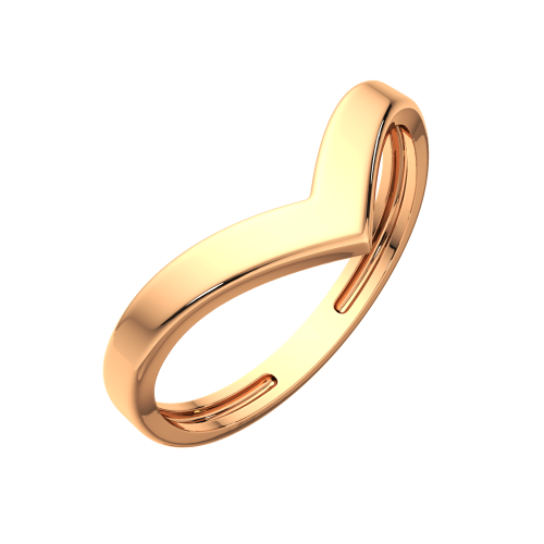 Кольцо из розового золота 200072-CD фото 2