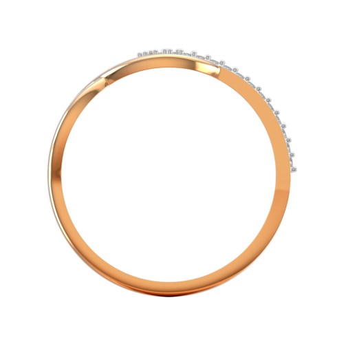 Кольцо из розового золота с фианитом 210856.9K.R фото 3