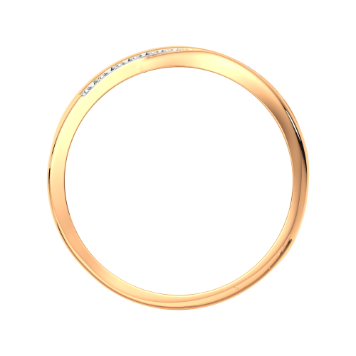 Кольцо из розового золота с фианитом 2101084.14K.R.ZZ фото 4