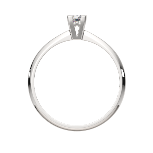 Кольцо помолвочное из белого золота с бриллиантом 2D00372.14K.W фото 4