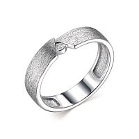 Кольцо из серебра с бриллиантом 01-1940/00МБ-00