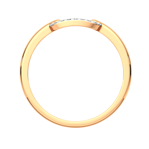 Кольцо из розового золота с фианитом 210966.9K.R.ZZ фото 4