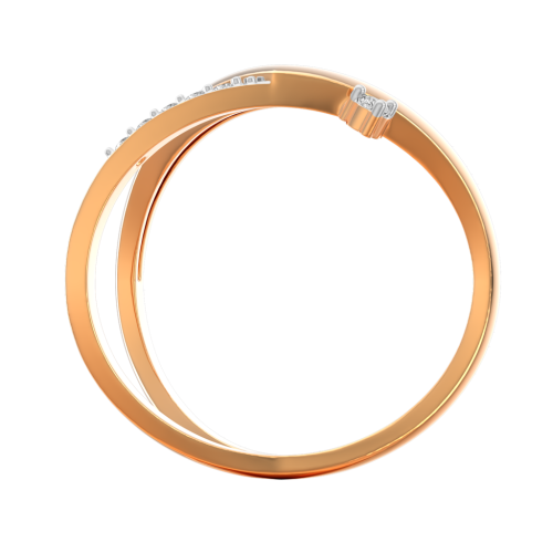 Кольцо из розового золота с фианитом 210872.9K.R фото 3