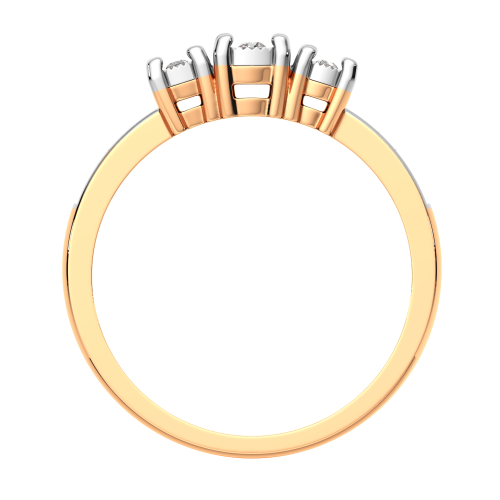 Кольцо из комбинированного золота с бриллиантом 2D00228.14K.B.ZZ фото 4