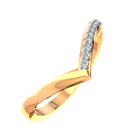 Кольцо из розового золота с фианитом 210883.14K.R.ZZ