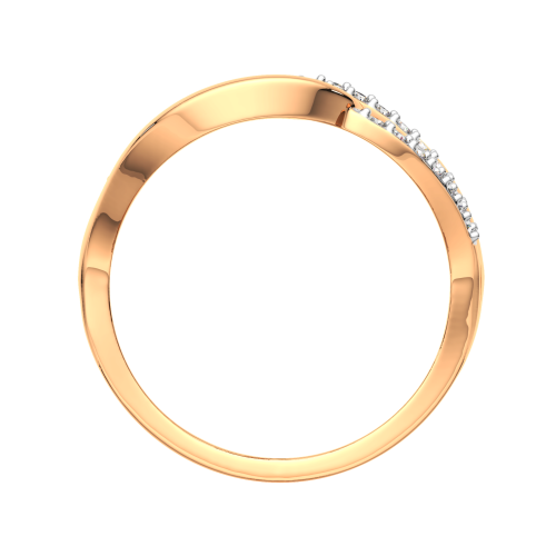 Кольцо из розового золота с фианитом 2101050.9K.R.ZZ фото 4